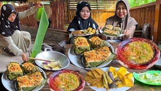 Ah.. Nikmat Bener.. Masak Menu Satu Ini Bikin Nambah Terus, Nasi Bakar Ayam Suwir