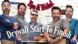 how to hang and finish drywall with tips and tricks from this old house