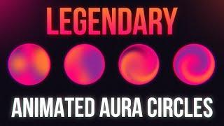 Gradient Aura Circle in after effects