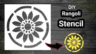 Paper Rangoli | Rangoli Stencil | Rangoli Paper Cutting | Indian Craft