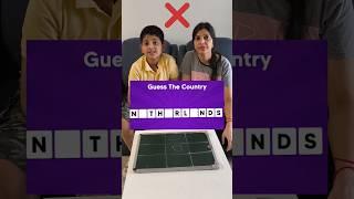 Guess the Country by its scrambled name challenge #family #challenge #ytshorts #viral
