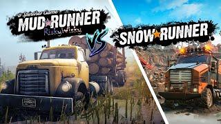 Mudrunner vs Snowrunner