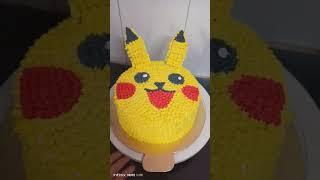 #shorts#viral video #ruchi bhoj#pikachu theme cake#pineapple cake design please subscribe 