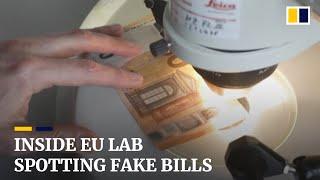 Inside the lab that identifies fake Euro banknotes