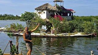 THIS Man Builds His Own Self-Sustaining Island Completely Out Of Trash