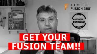 Fusion 360 — Get Your Fusion Team — Ask LarsLive