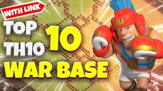 TOP 10 BEST TH10 Most Powerful Base Layout With Link - TH10 War Base - Town Hall 10 Anti 3 Star Base