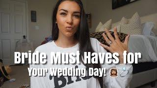 BRIDAL MUST HAVES FOR YOUR WEDDING DAY