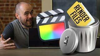 How to delete render files in Final Cut Pro FCPX