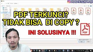 mengatasi pdf yang tidak bisa di copy paste