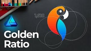 Logo Design im goldenen Schnitt mit Affinity Designer 2.0 Tutorial deutsch