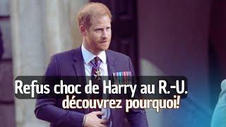Prince Harry refuse l'offre de Charles III pendant sa visite au Royaume-Uni