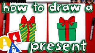 How To Draw A Christmas Present