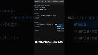 HTML Progress Tags | HTML | Progress Bar #html