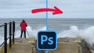 The NEW REMOVE TOOL in Photoshop is INCREDIBLE! + Content Aware Fill Deep Dive