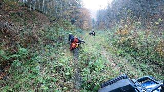 5  Can-Am' s  Yamaha | He rollover with the ATV in the middle of the forest 