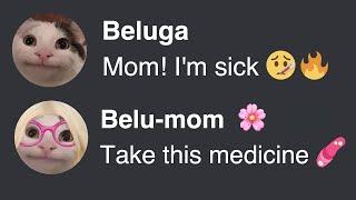 When Beluga Tries to Skip School in Roblox... (Beluga vs Belu-mom)