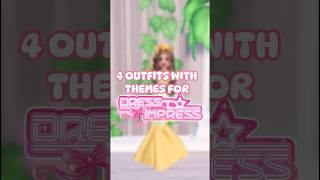 ⋆˙4 Dress To Impress Outfits With Themes˙⋆ #roblox #viral #dresstoimpress #robloxedit