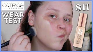 *NEW* CATRICE TRUE SKIN HYDRATING FOUNDATION | DRY SKIN WEAR TEST AND REVIEW