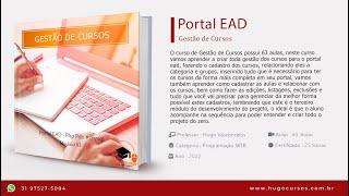 Potal EAD / Módulo 03 Gestão de Cursos - Aula 10   Página dos cursos