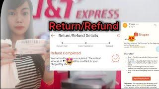 How to Return/Refund on Shopee via J&T on a glimpse of my Day by Ella I.