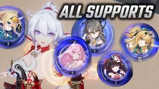 Ba-dum! Kiana Showcase with ALL SUPPORTS! Honkai Impact v8.1