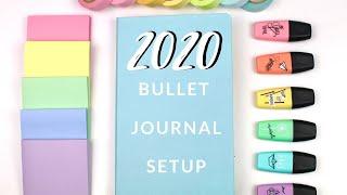 My 2020 bullet journal setup