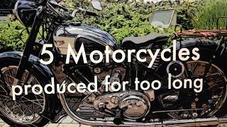 5 motocicletas que estuvieron en producción durante demasiado tiempo 4K