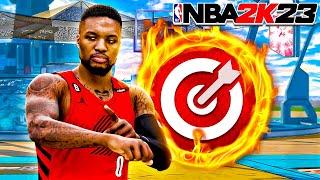 THIS DAMIAN LILLARD "INSIDE-OUT SHOT CREATOR" IS UNSTOPPABLE IN 2K23! Best Guard Build NBA 2K23!