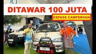 Mobil Bajongan Daihatsu Espass 2001 Disulap Jadi Campervan Ditawar 100 Juta Enggak Dikasih