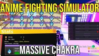 Anime Fighting Simulator script hack | Massive Chakra