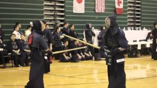 2014 Detroit Kendo Tournament Teams Miami Valley A v. Battle Creek A (Thomas Koizumi v. Travis Hill)