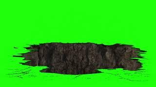 Earthquake & landslide : Sinkhole - Green Screen Effects || YTS.