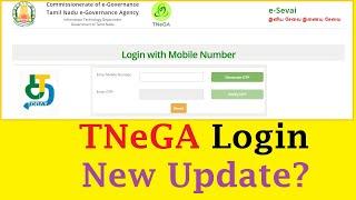 TNeGA 2020|TN E Sevai - Citizen Login New Update|TNeGA Tamil 2020