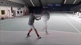 Tennis Drills - Wie man in 15 Minuten eine Vorhand verbessern - Backswing zu weit nach hinten