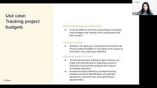 Unleashing Insights with Hive Analytics: Actionable Metrics for Project Success | Hive Webinar