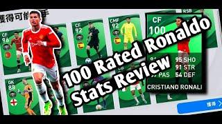 100 Rated  Cristiano Ronaldo Full Maxed Stats 