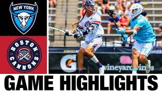 Boston Cannons vs New York Atlas Highlights | 2024 Premier Lacrosse League | PLL Highlights