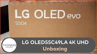 UNBOXING - LG OLED55C49LA - OLED evo TV 2024 55" C4 - Thomas Electronic Online Shop