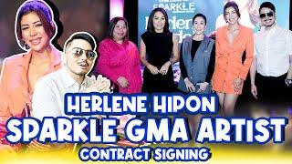 HERLENE HIPON SPARKLE GMA ARTIST CENTER (CONTRACT SIGNING) l WILBERT TOLENTINO X HERLENE HIPON BUDOL
