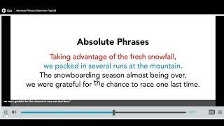 Absolute Phrases Tutorial