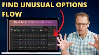 Scanning for Unusual Options Flow Activity with Cheddar Flow | #trading #optionstrading