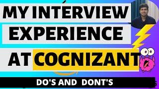 Cognizant GenC Next Interview Experience️‍ | Guide for GenC Next | GenC Next full procedure