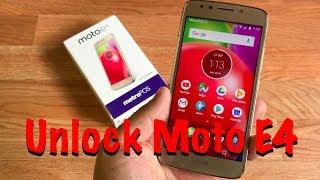 HOW TO UNLOCK MOTO E4 MetroPCS / T Mobile