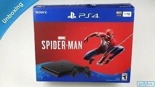 Sony PS4 Slim 1TB SPIDER-MAN Bundle Unboxing