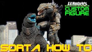 Custom SH MonsterArts Godzilla 1998 Figure - GINO Zilla Tristar Kaiju Legend  - Sorta How To