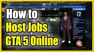 How to HOST Jobs In GTA 5 Online | Solo or with Friends (Fast Method!)