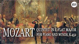 MOZART–   QUINTET IN E FLAT MAJOR FOR PIANO AND WINDS, K.452
