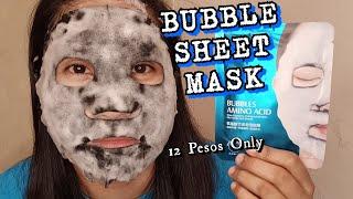 Charcoal BUBBLE Mask I Bubbles Amino ACID MASK I Euanne Hyuna