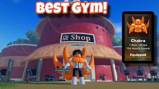 BUYING THE HIDDEN GYM AND CHAKRA ALTER IN GYM LEAGUE!! (roblox)